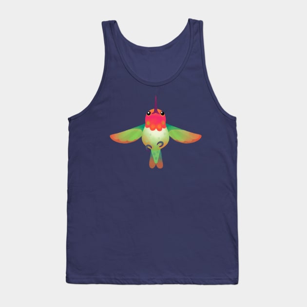 Anna's Hummingbird Tank Top by pikaole